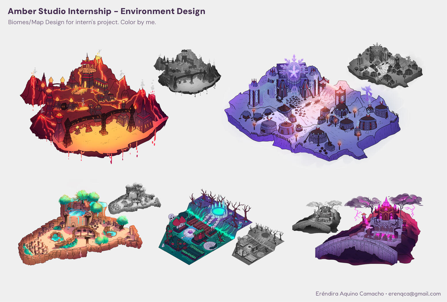 Biomes/Maps Design for intern's project: Overtrone. Color by me. Biomes/Maps Design for intern's project: Overtrone. Color by me.