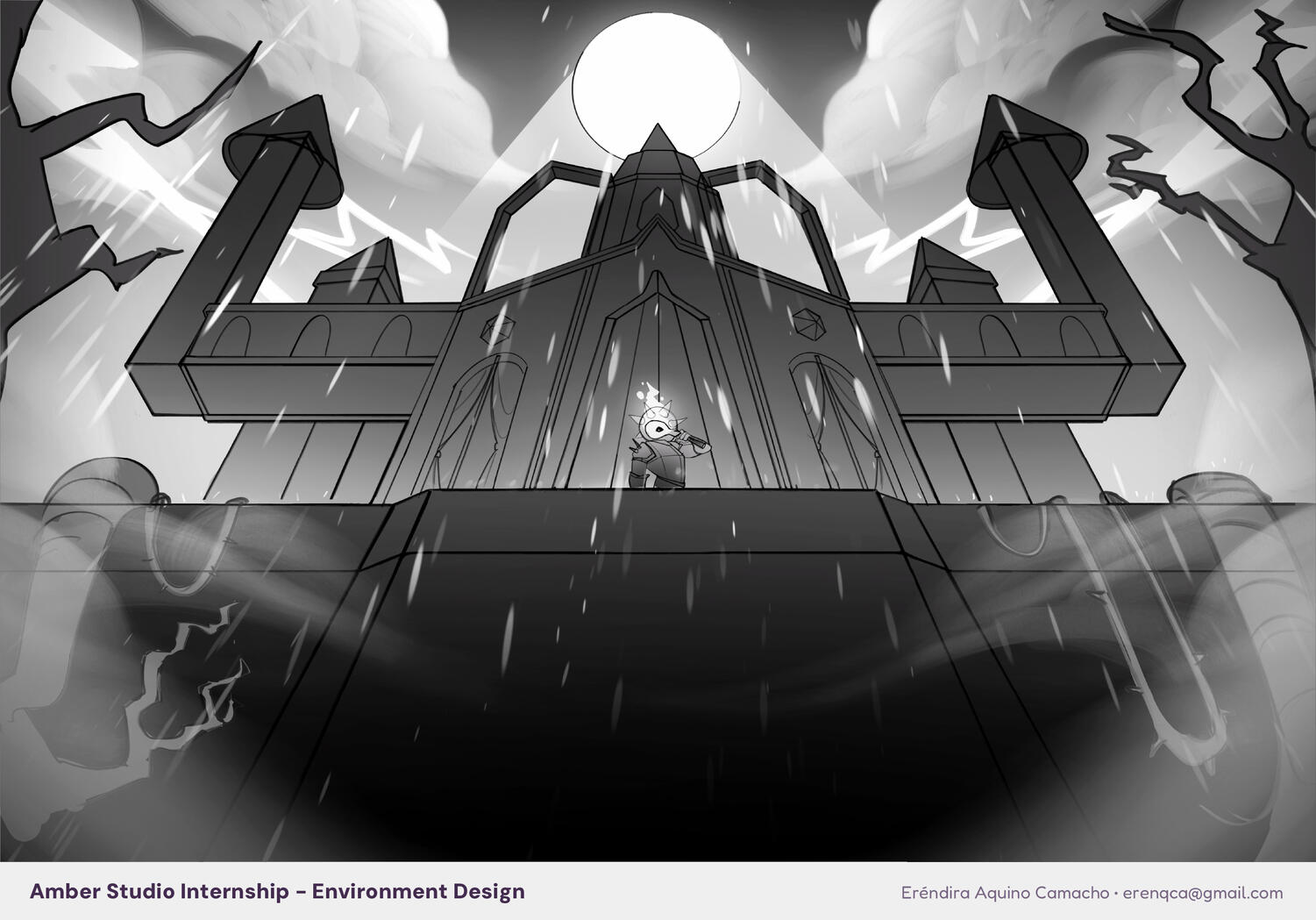 Concept for biome area: Thunder/Rainy.