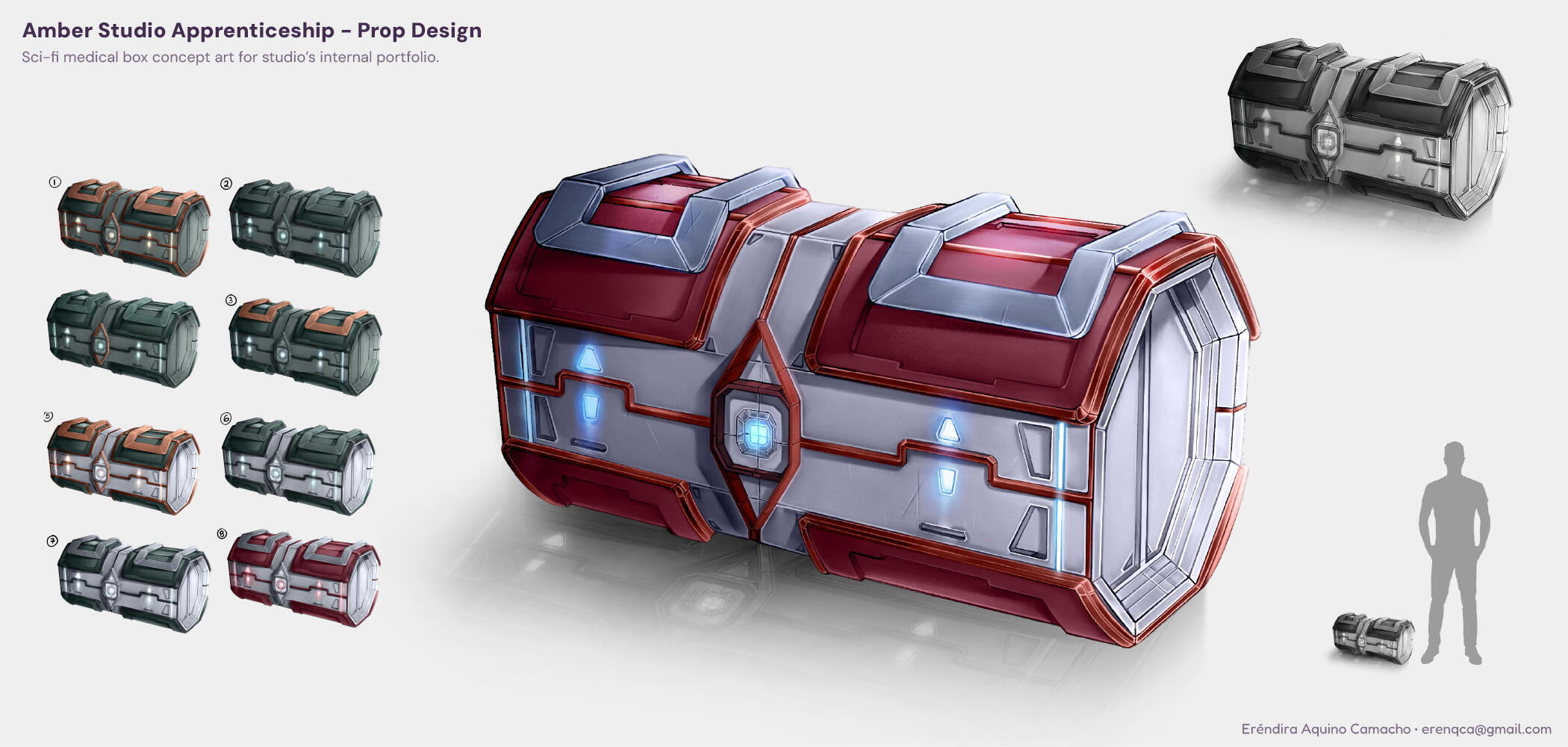 Medical box concept for Amber Studio's portfolio. Medical box concept for Amber Studio's portfolio.